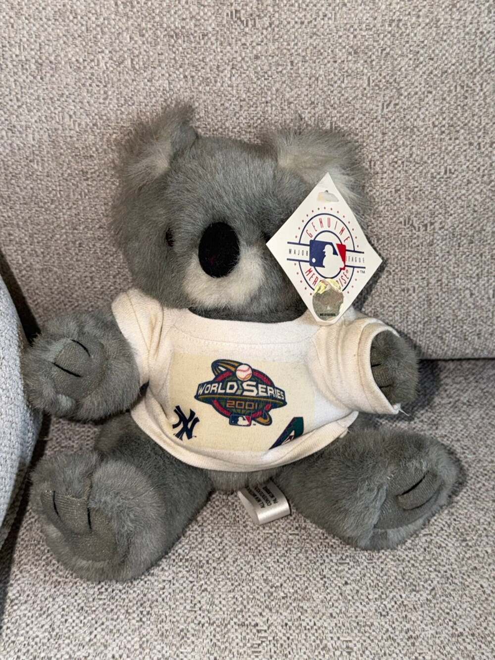 MLB 2001 World Series Yankees vs Diamondbacks Koala Plush